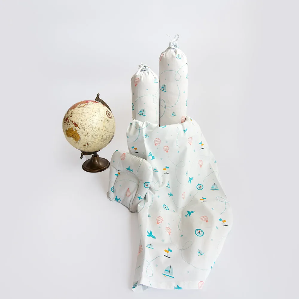 Super Value Bedding Set - Lil Travellers & Doodle Rain (Set Of 11)