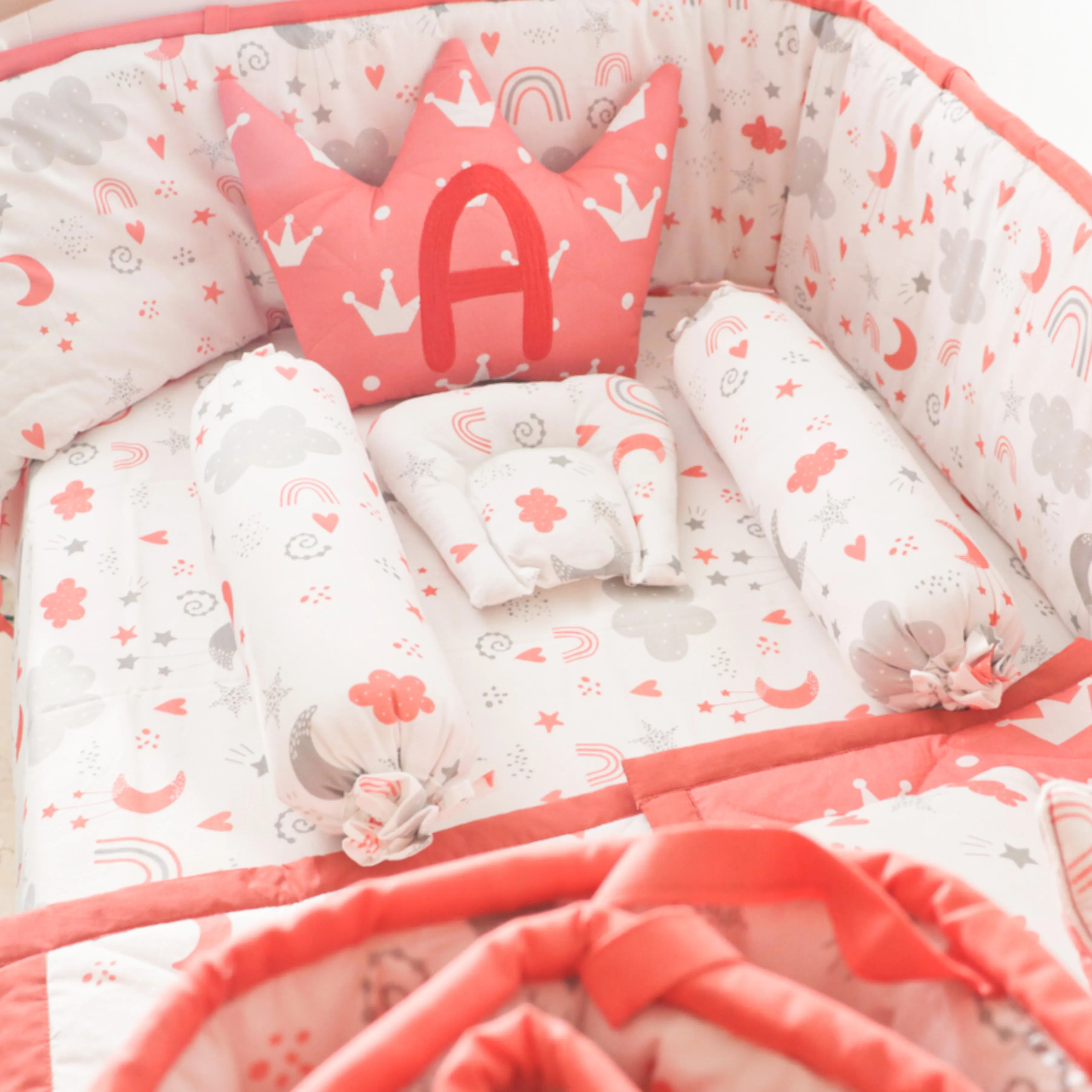 Super Value Bedding Set - Magical Rainbows & Crowns (Set Of 11)