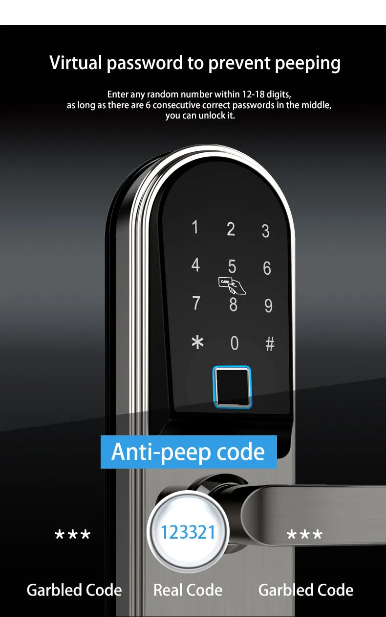 VAULT- Smart Biometric Fingerprint Passcode Door Lock