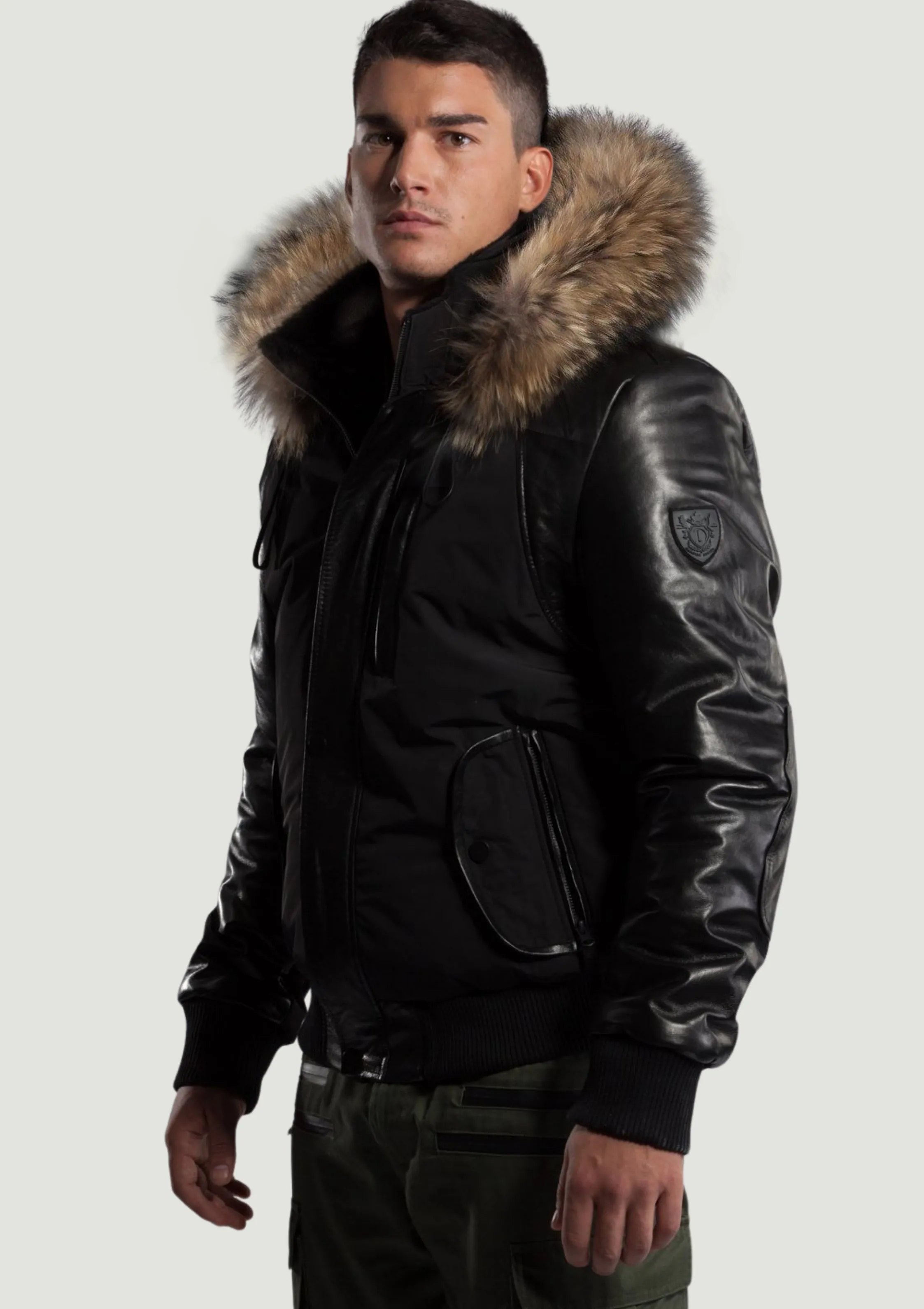 Victor Natural Fur | Leather Sleeves
