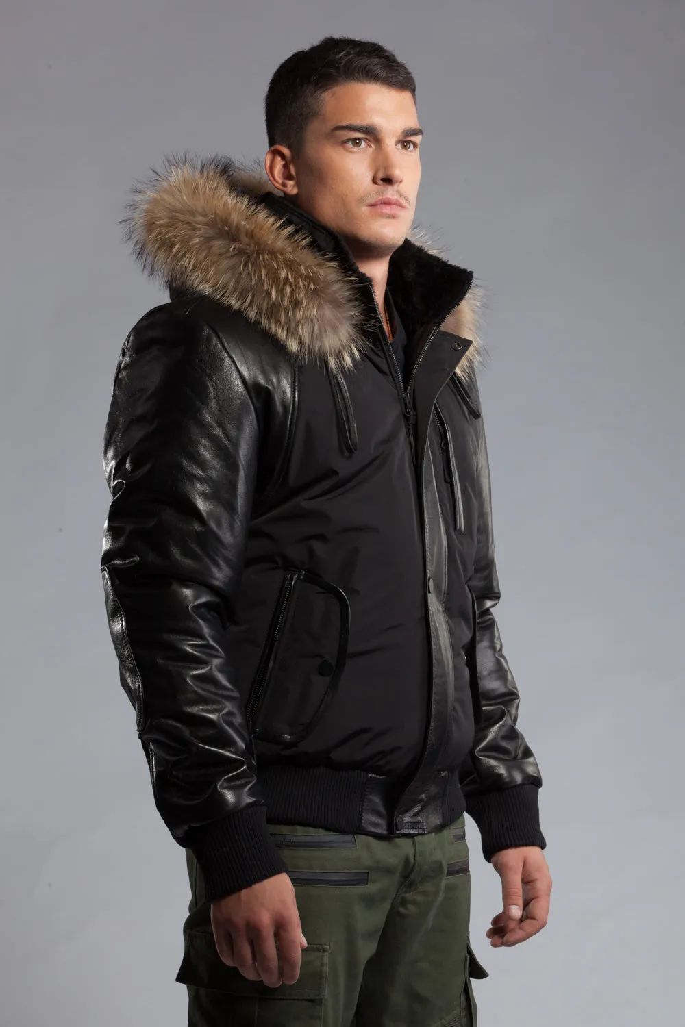 Victor Natural Fur | Leather Sleeves