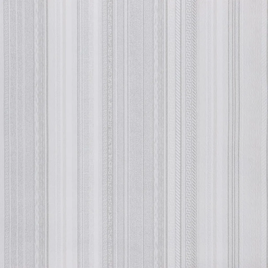 vidaXL Wallpaper 3D Strip Pattern Grey 10x0.53 m Non-woven