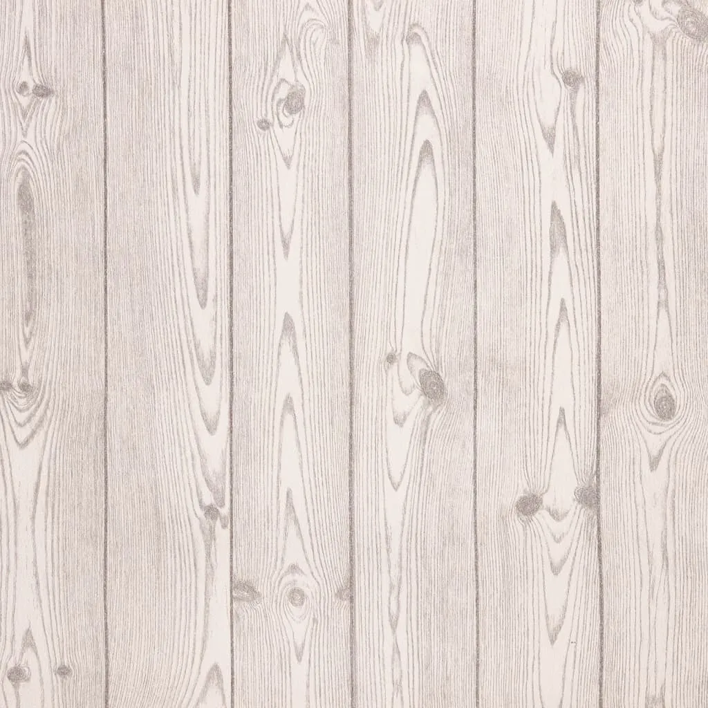 vidaXL Wallpaper 3D Wood Grain Grey 10x0.53 m Non-woven