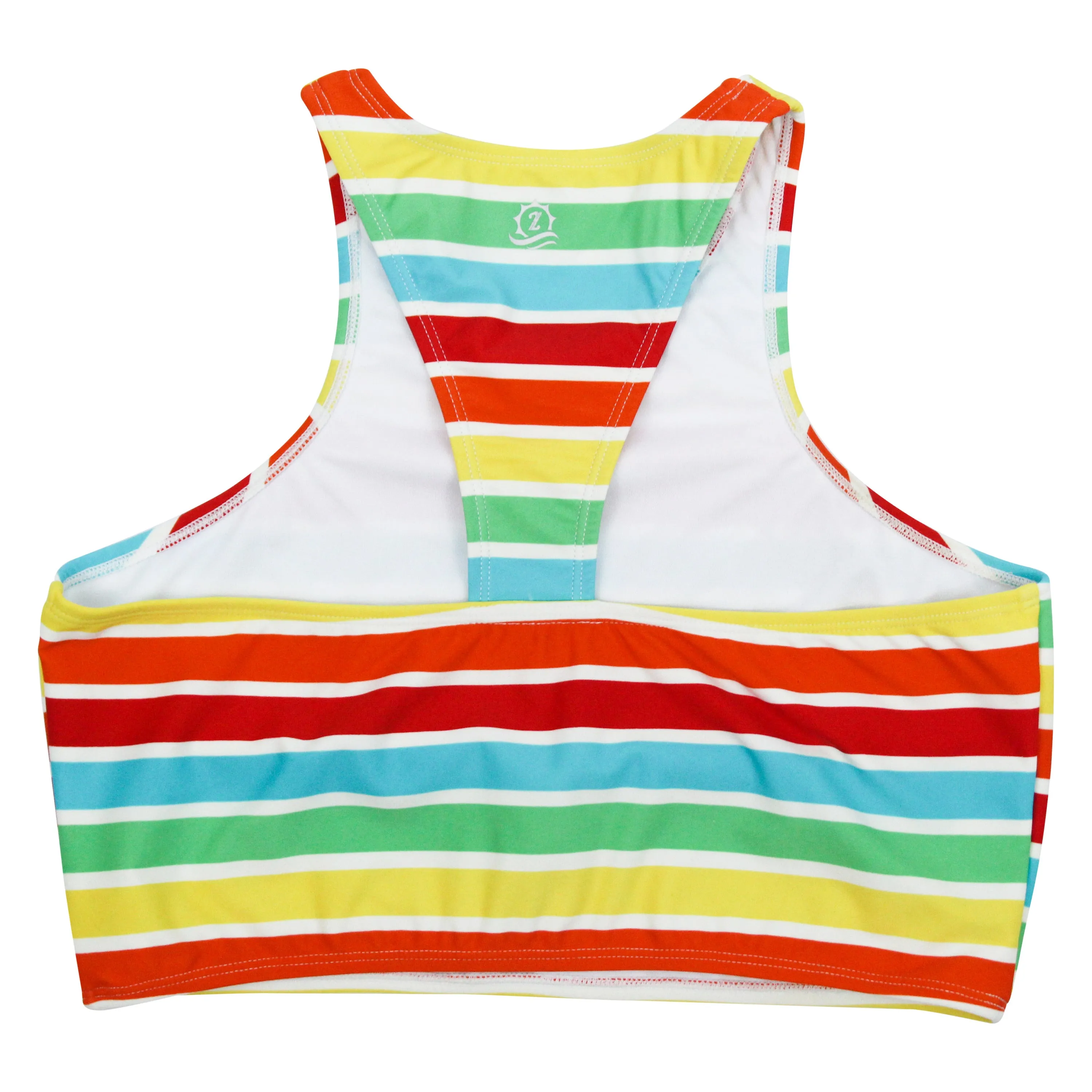Women's Halter Bikini Top | "Rainbow"